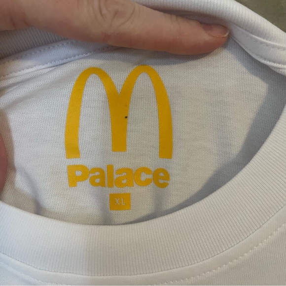 Palace White and Orange Logo T-Shirt - Picture 3 of 5